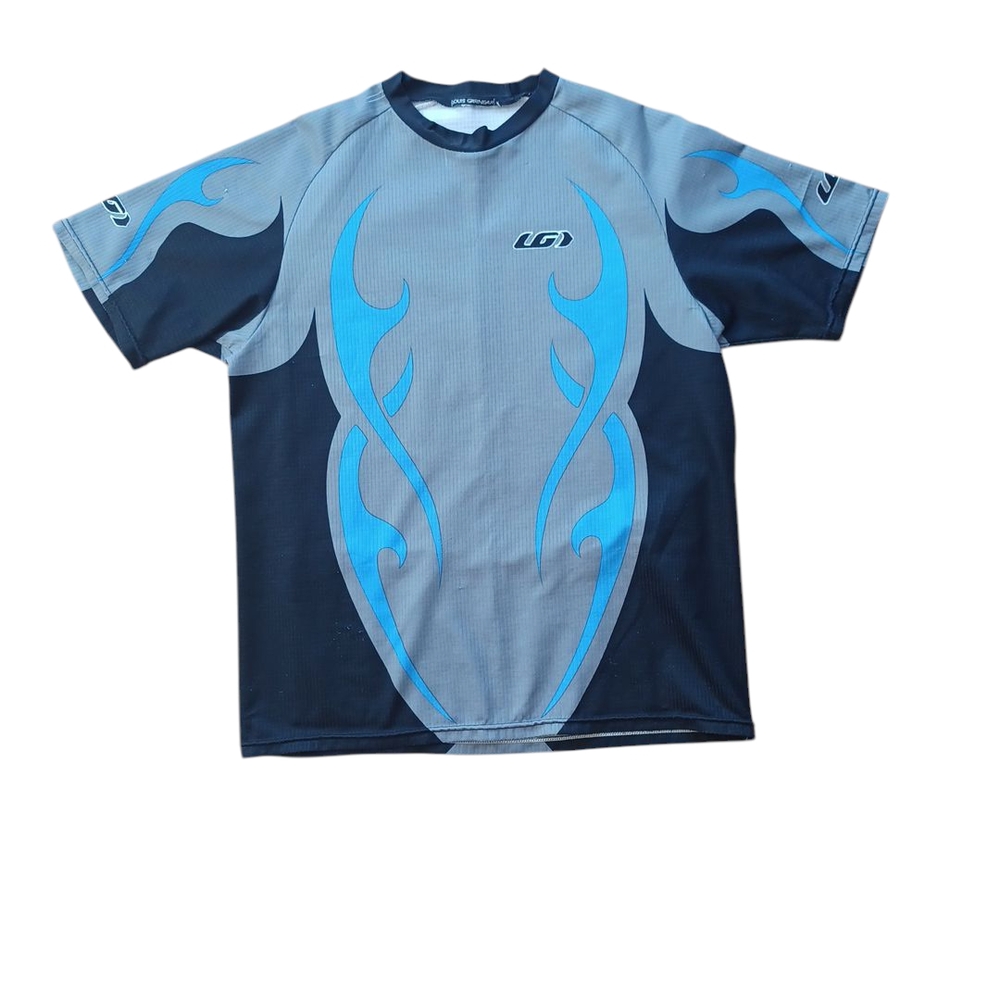 Louis Garneau CYCLING shirt  Blue, Grey And Black 6562